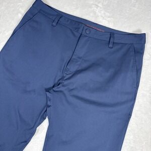 Rhone Commuter Slim Pants Men Size 34X30 Navy Performance Ankle Chino